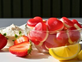 High-Protein Strawberry Lemon Gummies