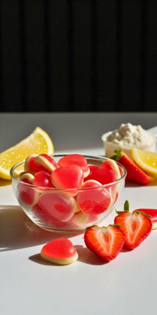 High-Protein Strawberry Lemon Gummies