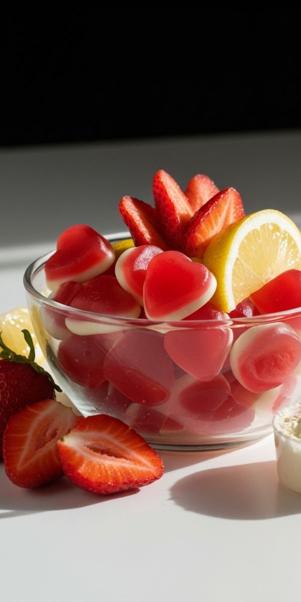 High-Protein Strawberry Lemon Gummies