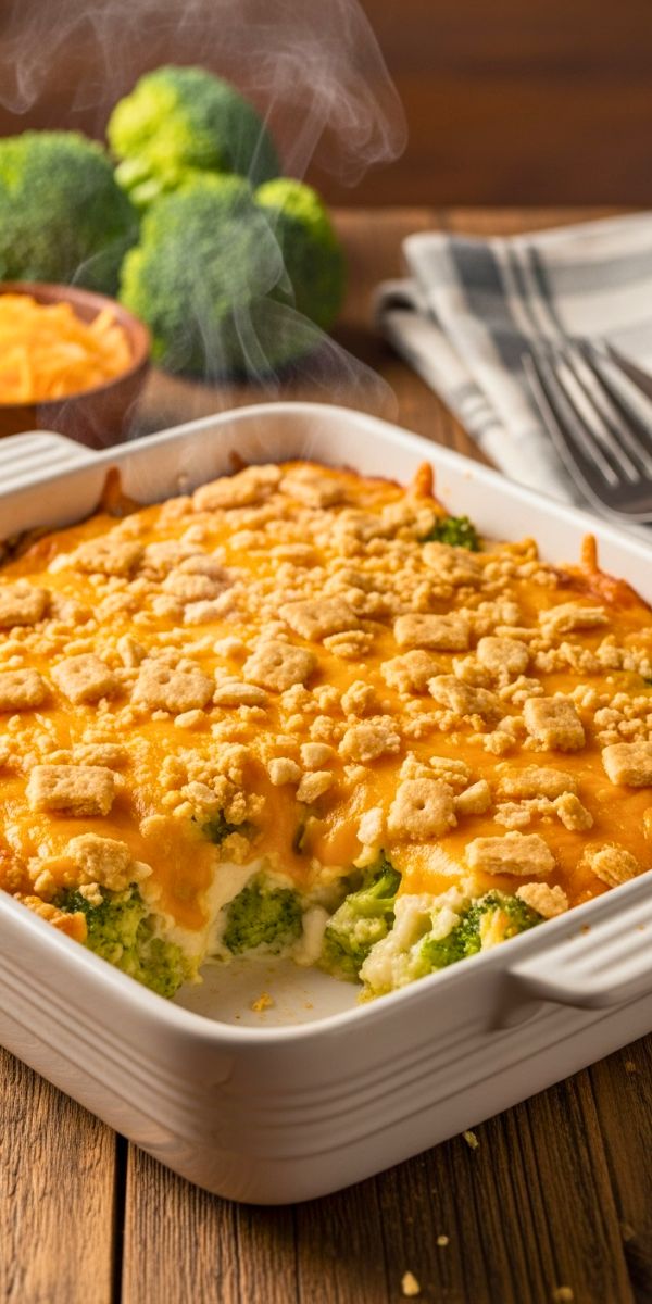 Cracker Barrel Broccoli Cheese Casserole