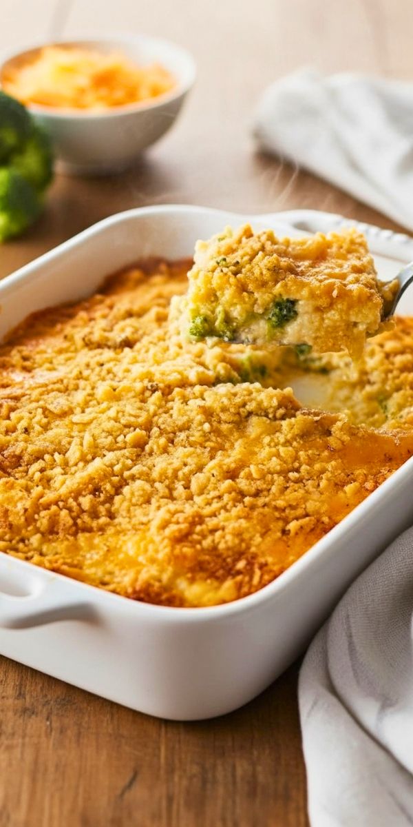 Cracker Barrel Broccoli Cheese Casserole
