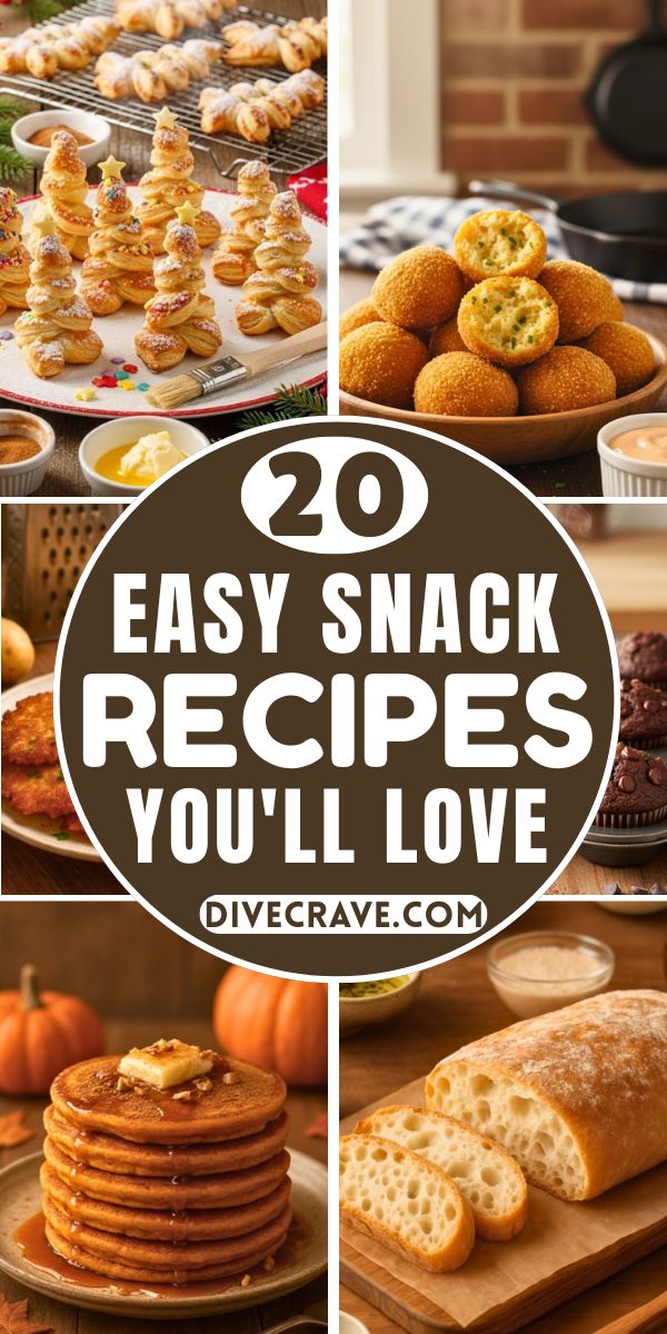20 Easy Snack & Sweet Recipes You'll Love