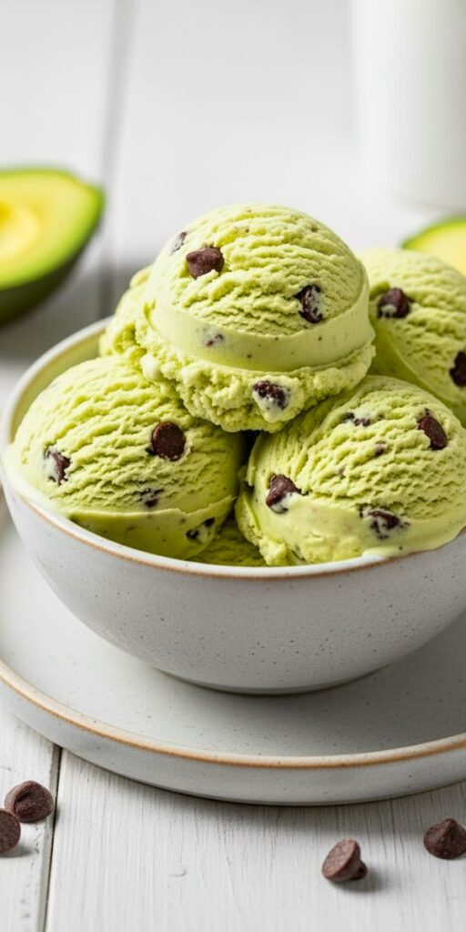 Avocado Chocolate Chip Ice Cream Recipe