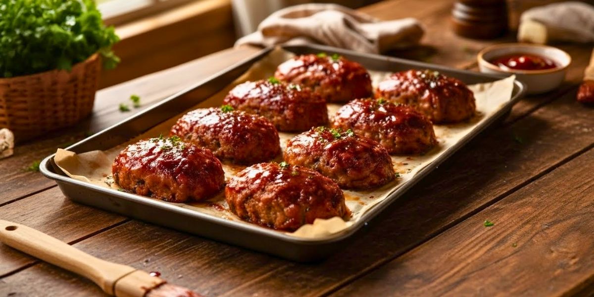 Bbq Glazed Mini Meatloaves Recipe