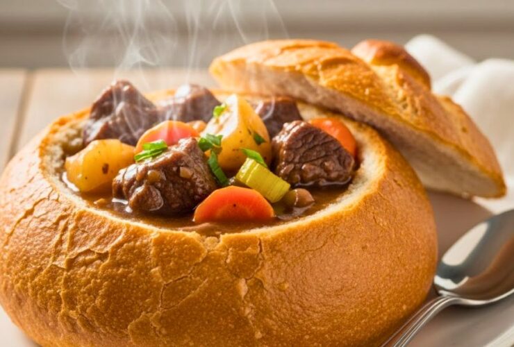 Beef Stew In Bread Bowl Recipe