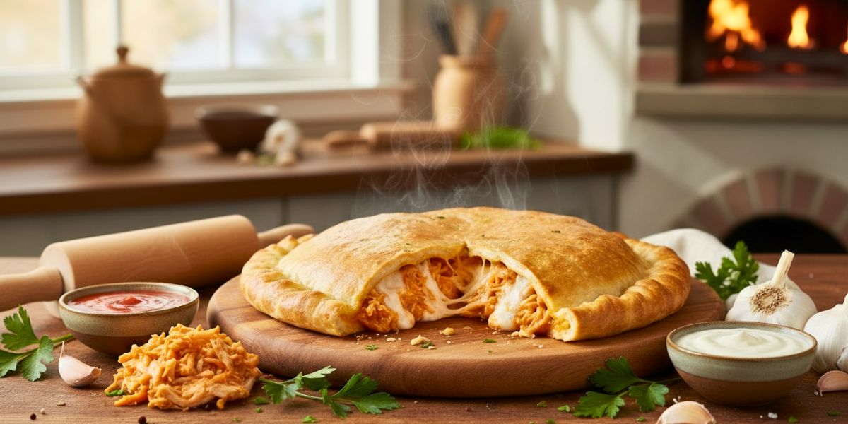 Buffalo Chicken Calzone Recipe