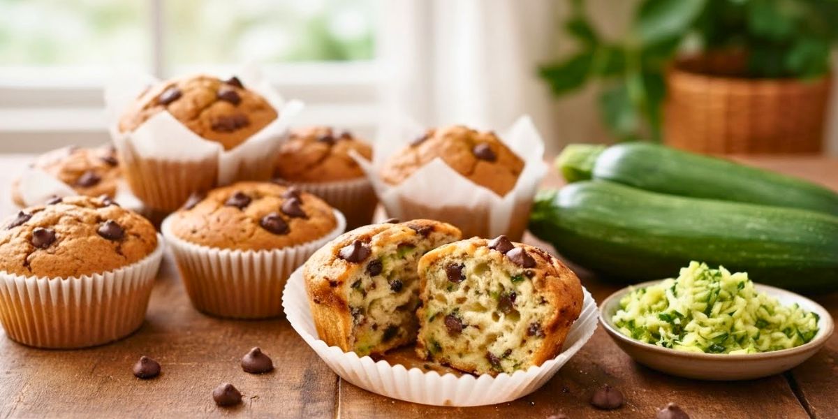 Chocolate Chip Zucchini Muffins Recipe