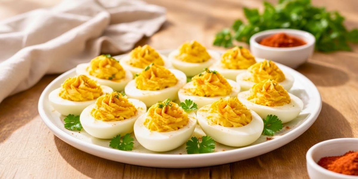 Classic Deviled Eggs Creamy Paprika Recipe