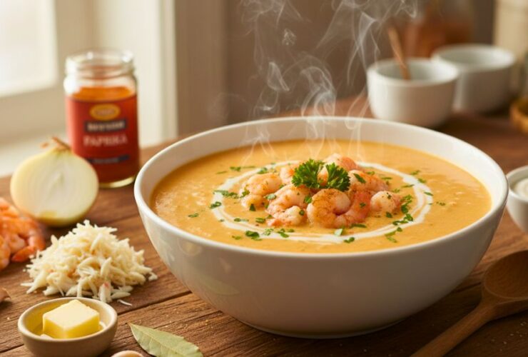 Creamy Crab and Shrimp Seafood Bisque