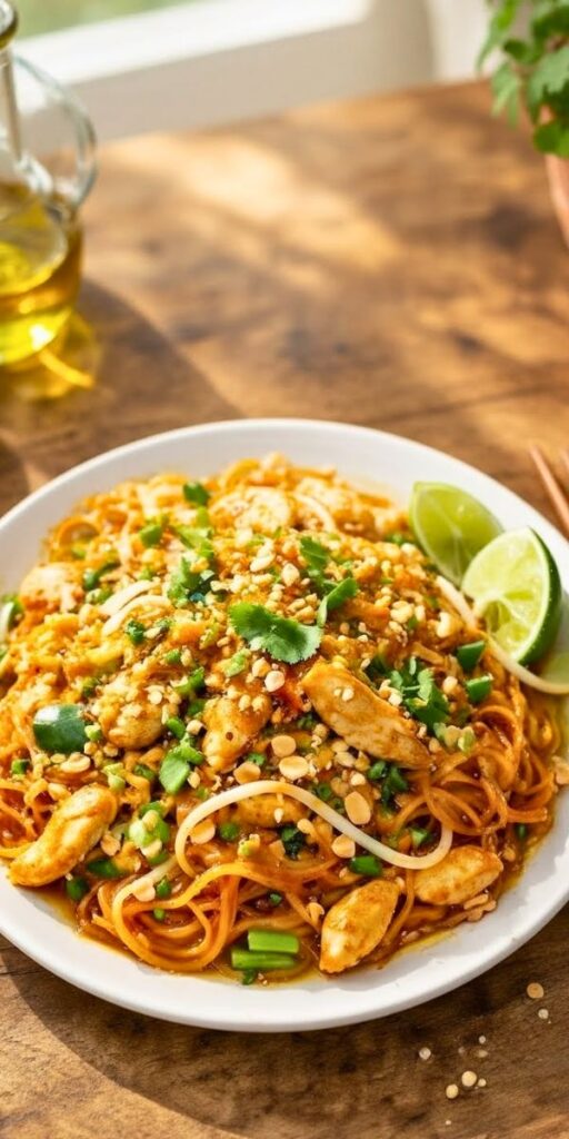 Easy Chicken Pad Thai Takeout Favorite Recipe