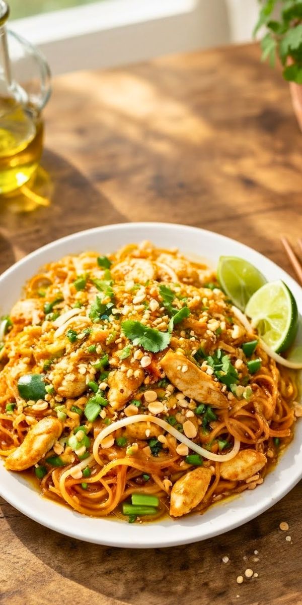 Easy Chicken Pad Thai Takeout Favorite Recipe - Dive Crave