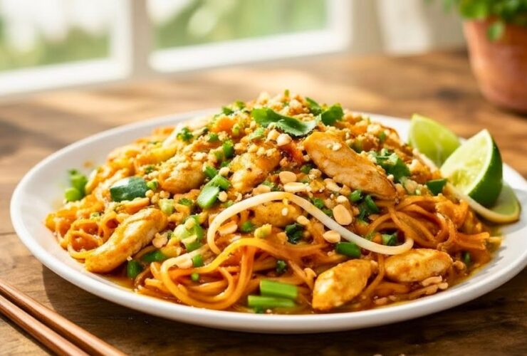 Easy Chicken Pad Thai Takeout Favorite Recipe
