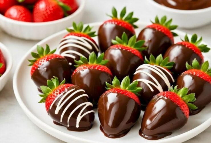 Easy Chocolate Dipped Strawberries Recipe