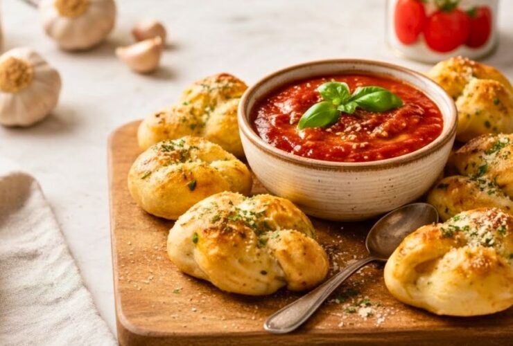 Garlic Knots Marinara Dipping Sauce Recipe