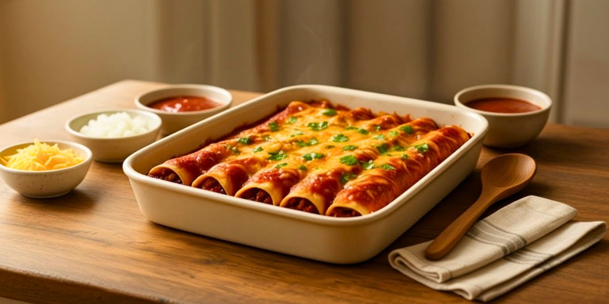 Ground Beef Enchiladas Recipe