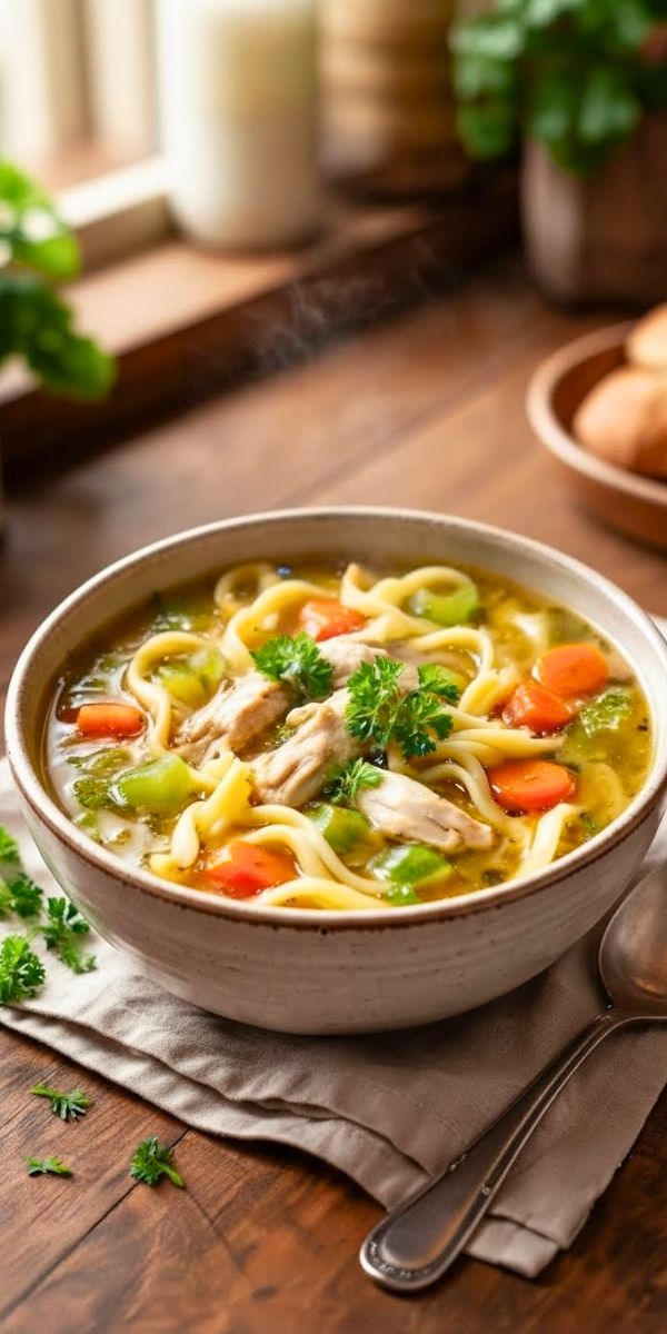 Homestyle Chicken Noodle Soup Recipe