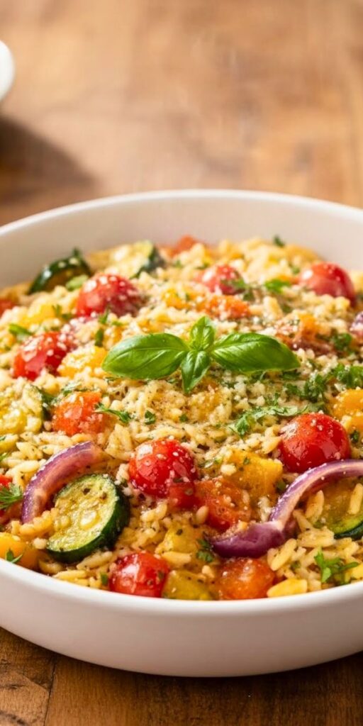 Ina Garten Roasted Vegetable Orzo Recipe