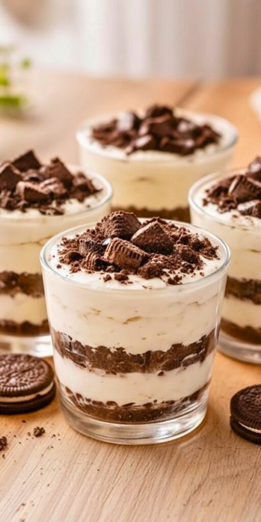 No Bake Oreo Cheesecake Cups Recipe