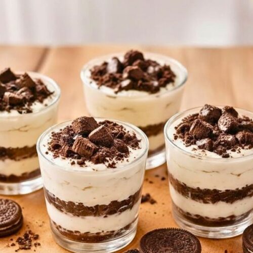 No Bake Oreo Cheesecake Cups Recipe