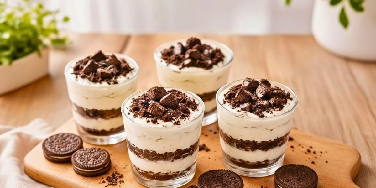 No Bake Oreo Cheesecake Cups Recipe