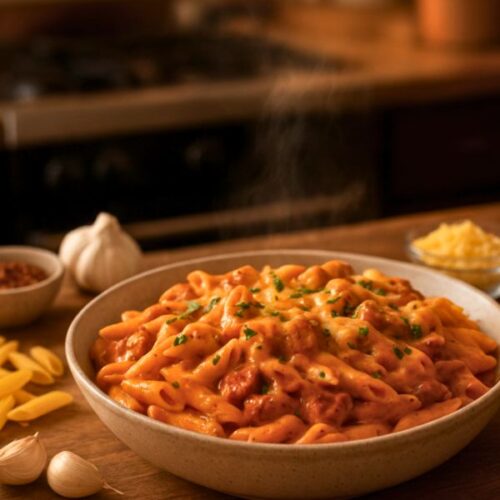 Spicy Sausage Pasta Recipe