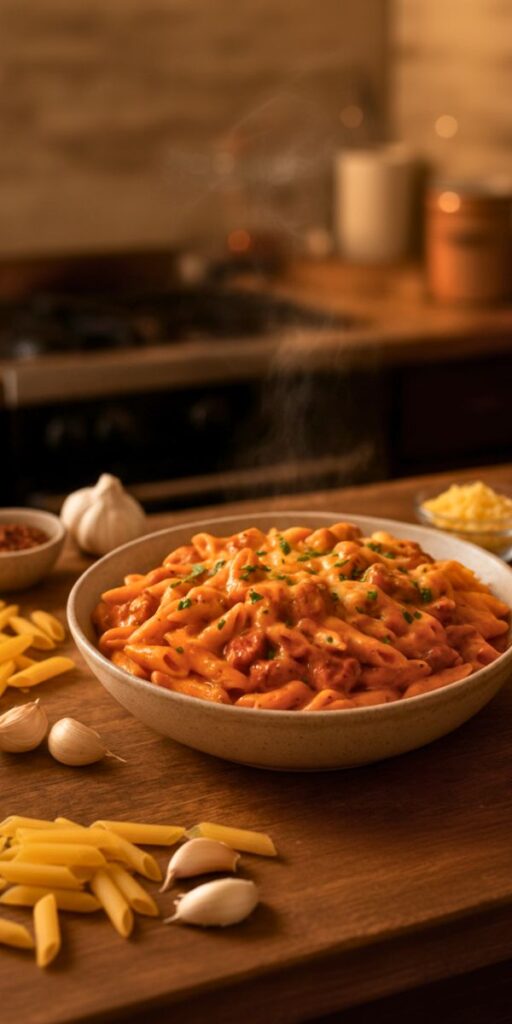 Spicy Sausage Pasta Recipe