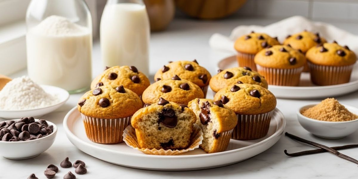 Vegan Chocolate Chip Muffins Recipe