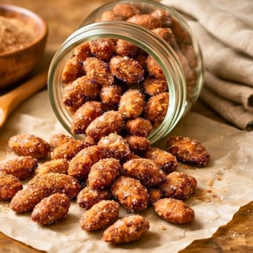 Amazing 10-Minute Cinnamon Sugar Roasted Almonds Recipe