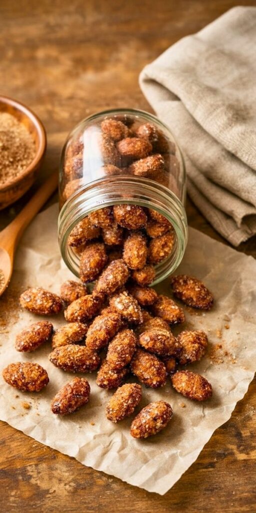 Amazing 10-Minute Cinnamon Sugar Roasted Almonds Recipe