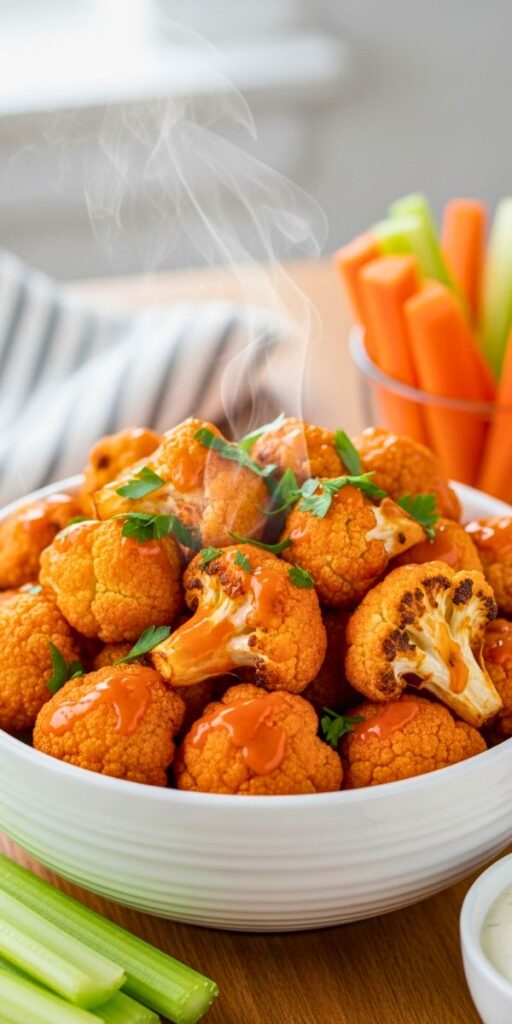 Amazing 15-Minute Buffalo Cauliflower Bites Recipe