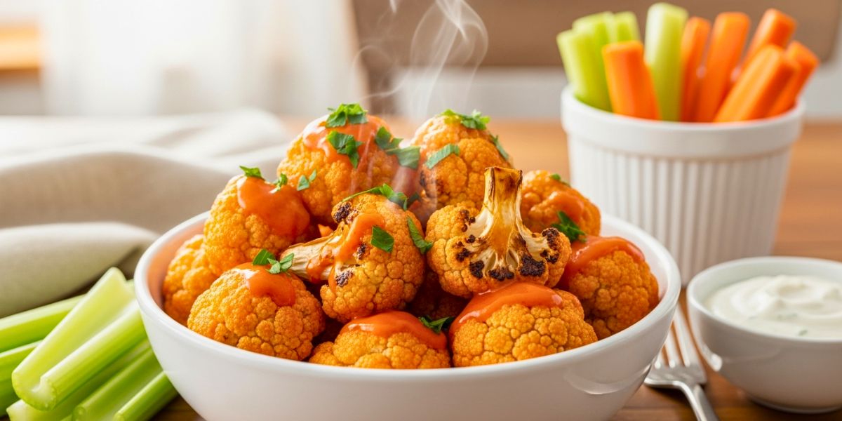 Amazing 15-Minute Buffalo Cauliflower Bites Recipe