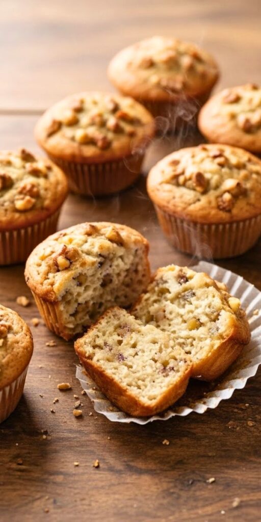 Banana Walnut Muffins Recipe