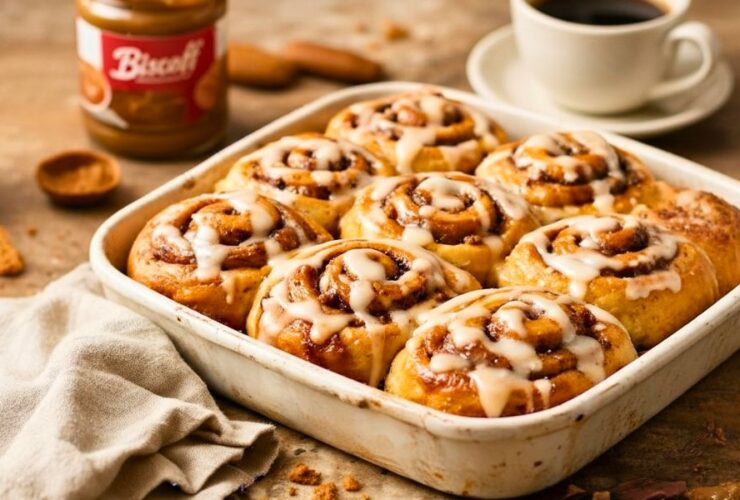 Biscoff Cookie Butter Cinnamon Rolls Recipe