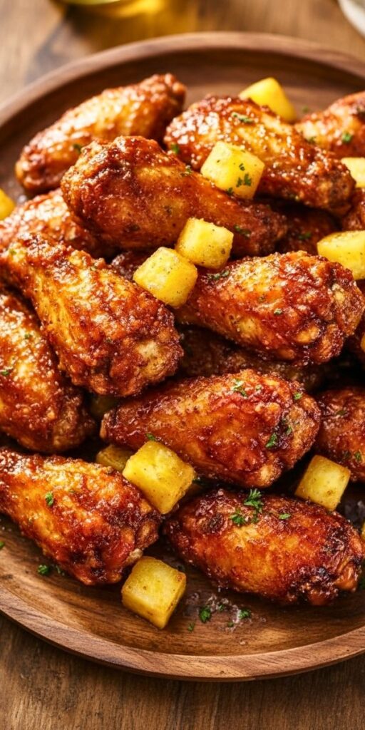 Brown Sugar Pineapple Wings Recipe
