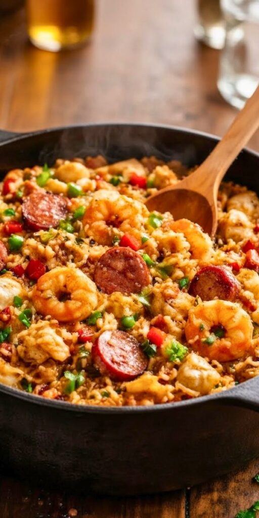 Cajun Jambalaya One Pot Recipe