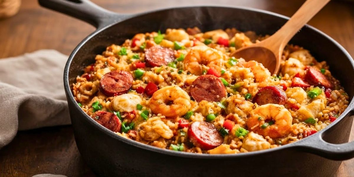 Cajun Jambalaya One Pot Recipe