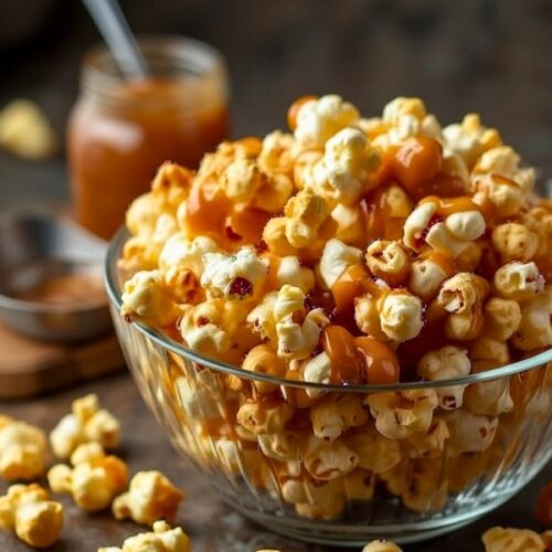 Caramel Popcorn Recipe Homemade Treat