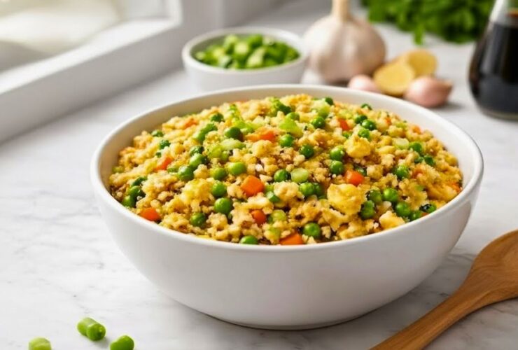 Cauliflower Fried Rice Low Carb Recipe