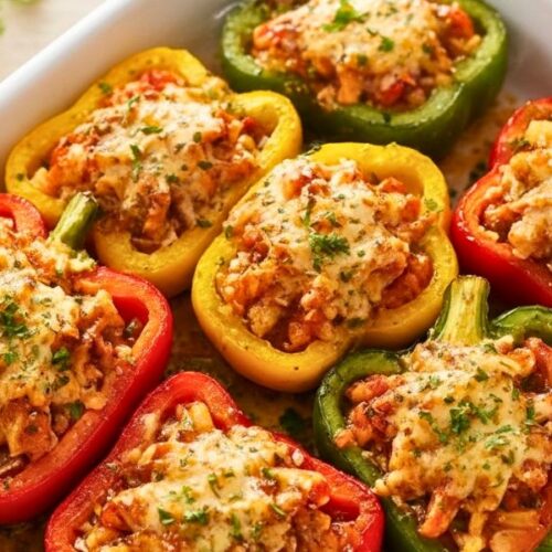 Chicken Fajita Stuffed Bell Peppers Recipe