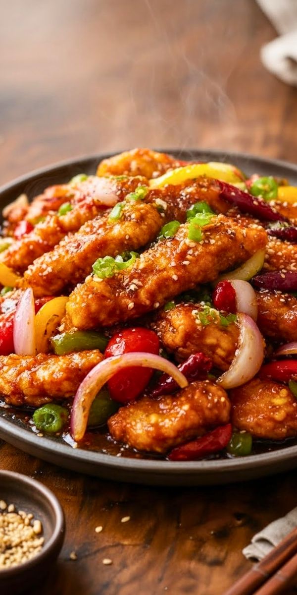 Chinese Crispy Chilli Chicken Recipe
