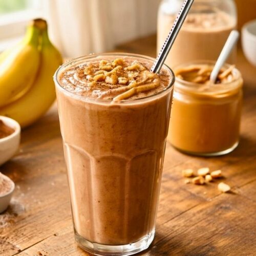 Chocolate Peanut Butter Smoothie Protein Recipe
