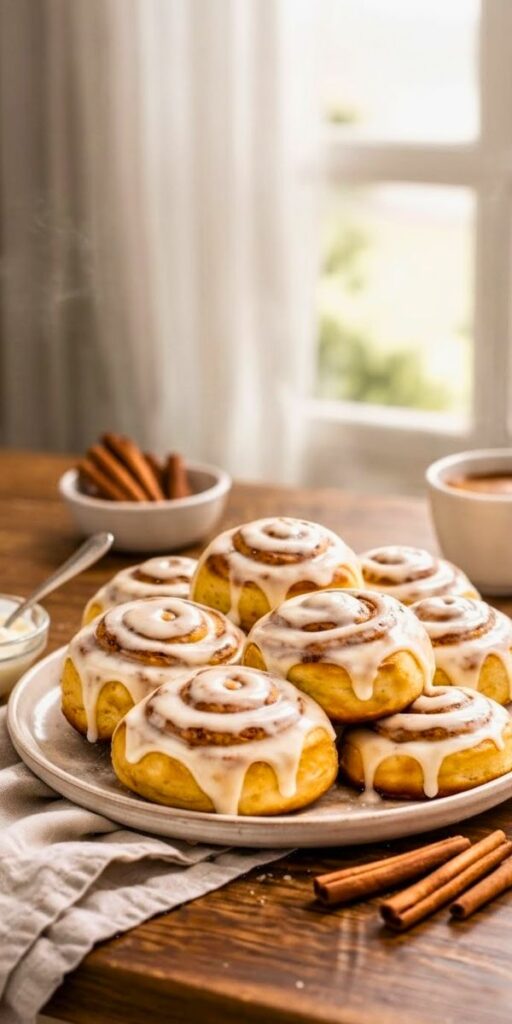 Cinnamon Rolls Cream Cheese Glaze Recipe