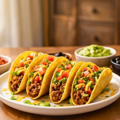 Classic Ground Beef Tacos Family Night Recipe