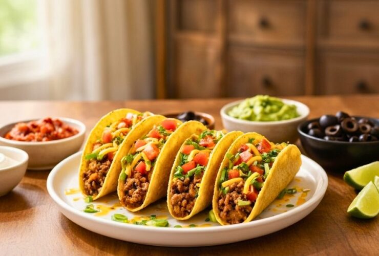 Classic Ground Beef Tacos Family Night Recipe