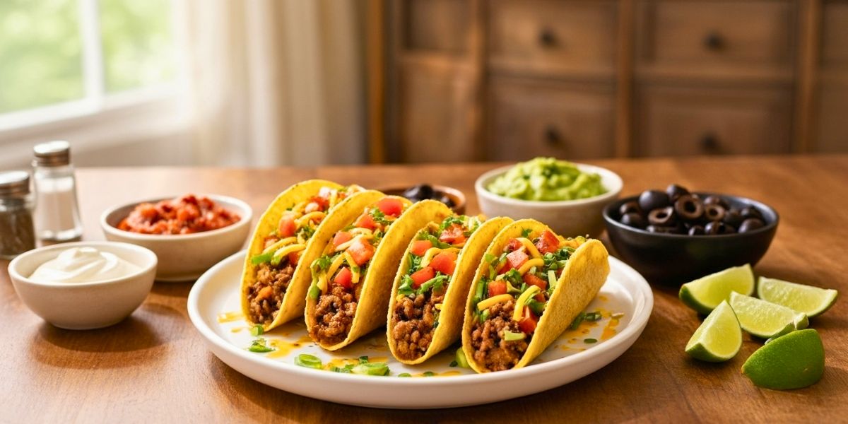 Classic Ground Beef Tacos Family Night Recipe