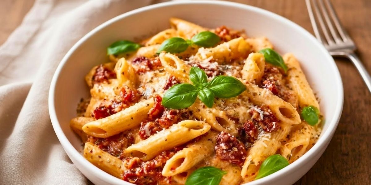 Creamy Sun Dried Tomato Pasta Recipe