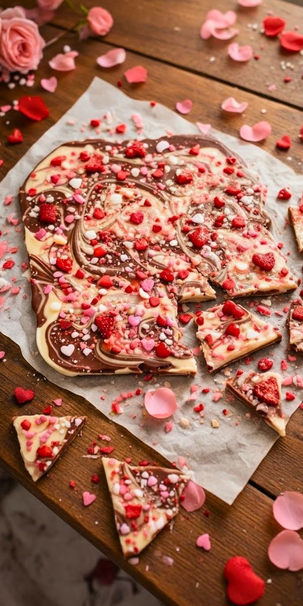Create Sweet Valentine's Chocolate Bark Today