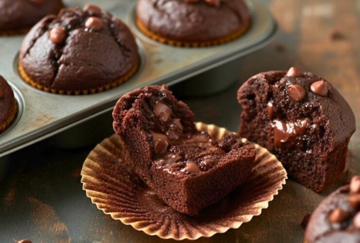 Double Chocolate Chip Muffins Recipe