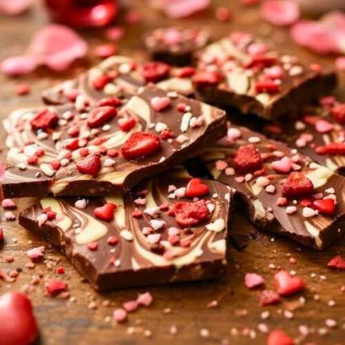 Easy Valentines Day Chocolate Bark Recipe