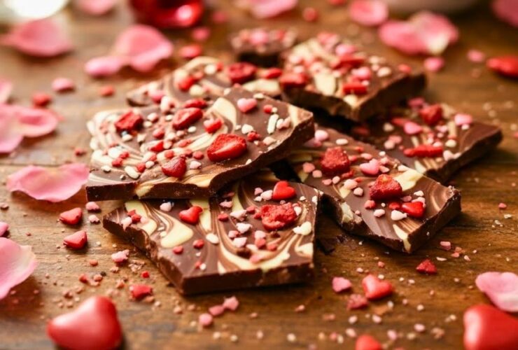Easy Valentines Day Chocolate Bark Recipe